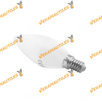 Bombilla tipo Vela de LED | Casquillo E14 | 5W | 3000K | 425 Lumens