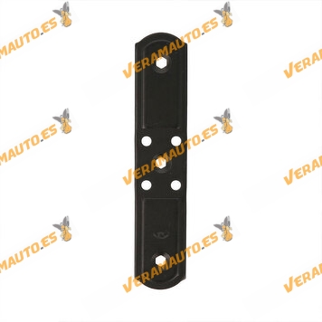 Vertical Plate to Reinforce Wooden Shutters | Steel | blacks | 140x28MM