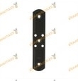 Vertical Plate to Reinforce Wooden Shutters | Steel | blacks | 140x28MM