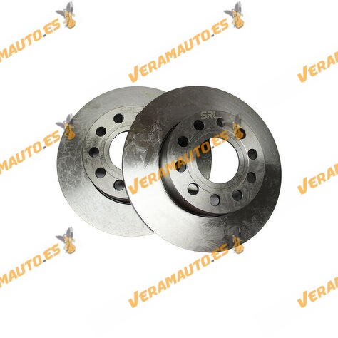 Discos de Freno Grupo VAG Audi | SEAT | Volkswagen | Skoda | Kit 2 Discos de Freno | Eje Trasero | OE 1K0615601AC