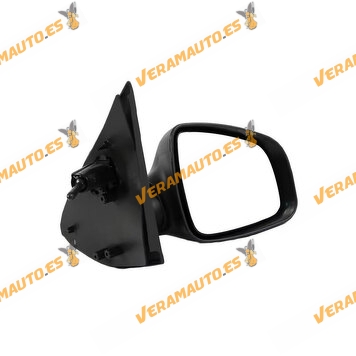Dacia Logan Rearview Mirror | Sandero from 2013 to 2020 Right Black Mechanical Convex Chrome OEM 9963018898R