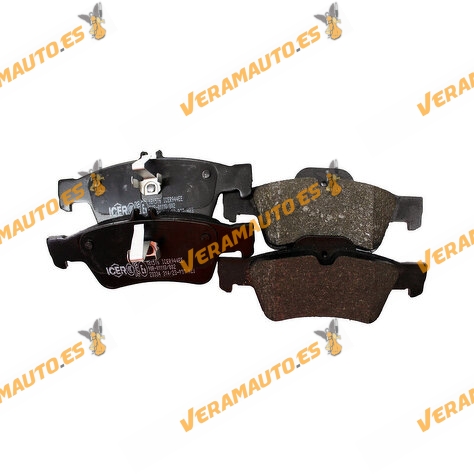 ICER Brake Pads Mercedes CLS | E | S | SL | Rear Axle Kit | Prepared for Wear Indicator | OE A0054209320