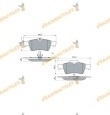 ICER Brake Pads Mercedes CLS | E | S | SL | Rear Axle Kit | Prepared for Wear Indicator | OE A0054209320
