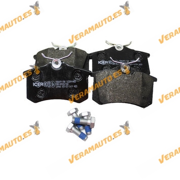 Brake Pads ICER VAG Group | PSA Group | FIAT Group | Ford | Renault | Rear Axle | Lucas - Girling | OE 1J0698451G