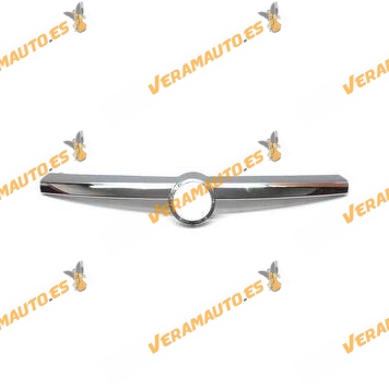 Moldura rejilla de frente Opel Astra H de 2004 a 2007 delantera cromada similar a 1400746