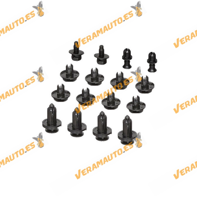 Under Engine Protection Screw Kit Honda Accord Sedan from 1998 to 2002 | Crankcase Cover Clips | OE 90111-SM4-003