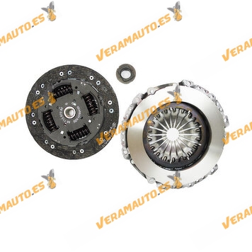 Kit de Embrague VALEO 832014 Motor Grupo PSA 1.6 HDi | Plato Presión | Disco de Embrague | Cojinete de Empuje | OE 832014