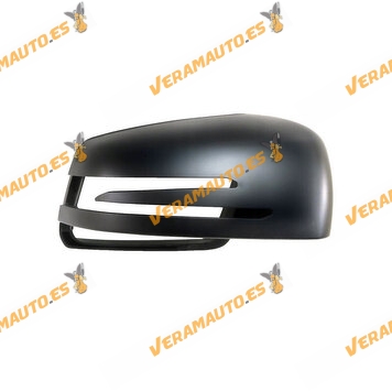 Carcasa Espejo Retrovisor Mercedes Clase A B C CL CLS E GL GLA GLK S | Derecha |  Imprimada | Tipo en V | 2128100264