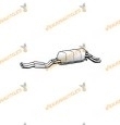 Silencioso de Escape Trasero Mercedes Clase S W126 de 1985 a 1992 | Diámetro de 52mm | OE 1264904215