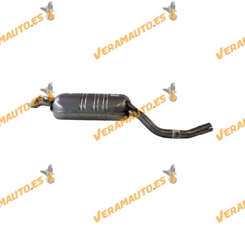 Rear exhaust silencer Mercedes E-Class W124 Sedan C124 Coupé from 1987 to 1992 | OE 1244900115 | 1244900315