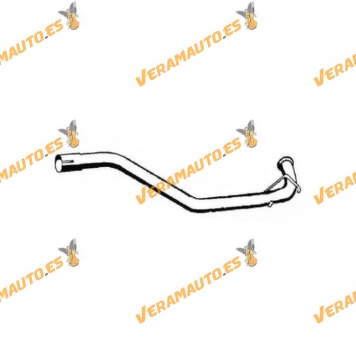 Front silencer coupling | Catalytic converter to Intermediate silencer | OE 95634349