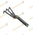 Escarificador | Rastrillo para Jardin | Cultivador de Nylon Negro | Medida 28cm