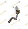 Intermediate Silencer Opel Corsa B S93 from 1997 to 2000 1.0 12v | Model with Catalytic Converter | 40kw 54hp 973cc | OE 9128616
