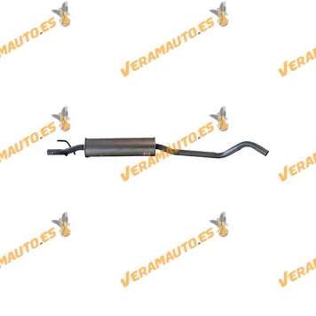 Silencioso Intermedio Opel Corsa B S93 de 1997 a 2000 1.0 12v | Modelo con Catalizador | 40kw 54cv 973cc | OE 9128616