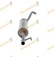 Intermediate Silencer Opel Corsa B S93 from 1997 to 2000 1.0 12v | Model with Catalytic Converter | 40kw 54hp 973cc | OE 9128616