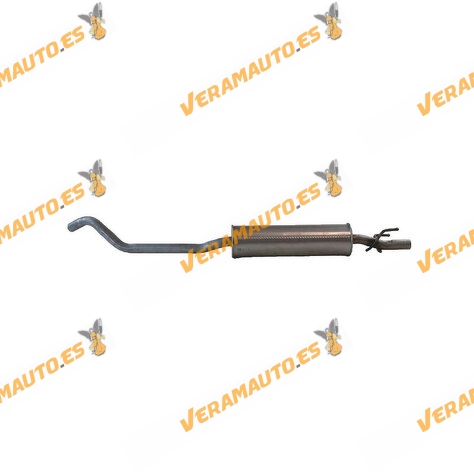 Silencioso Intermedio Opel Corsa B S93 de 1997 a 2000 1.0 12v | Modelo con Catalizador | 40kw 54cv 973cc | OE 9128616