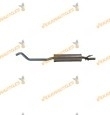 Intermediate Silencer Opel Corsa B S93 from 1997 to 2000 1.0 12v | Model with Catalytic Converter | 40kw 54hp 973cc | OE 9128616