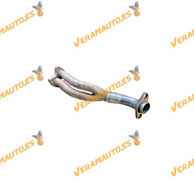 Exhaust silencer | Citroen BX 1.6 manifold outlet from 1983 onwards | Fitting to front pipe by template | 95600643