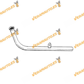 Tubería Salida de Colectores Audi 50 | Volkswagen Derby y Polo 1.100 | Volkswagen Polo 45C de 1984 a 1986 | OE 861253101M