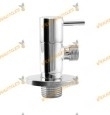 Valve | 1/2" x 3/8" Angle Valve | 1/4" x 3/8" Chrome Plated Anti-Calcification