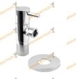 Valve | 1/2" x 3/8" Angle Valve | 1/4" x 3/8" Chrome Plated Anti-Calcification