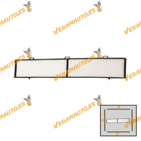 Filtro Habitáculo SRLine BMW Serie 1 (E81) (E87) | Serie 3 (E90) (E91) (E92) (E93) | X1 (E84) | OEM 64316962549