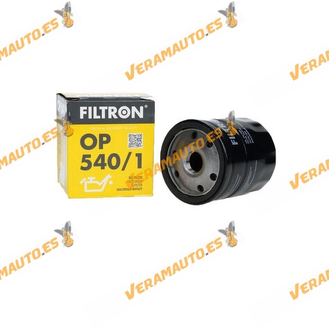 Oil Filter FILTRON OP 540/1 PSA | Opel | Toyota | Suzuki | DAIHATSU | Hyundai | Nissan | Lancia | M20x1,5 | OE 1109.J8