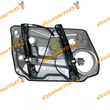 Mecanismo de Elevalunas Mercedes Clase C W204 | Clase E W212 | Delantero Derecho Con Plancha | Sin Motor | OEM 2127201679