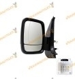 Mirror Fiat Talento | Nissan NV300 | Opel Vivaro | Renault Trafic | Left Electric | Primed casing | 963666705R