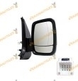 Espejo Fiat Talento | Nissan NV300 | Opel Vivaro | Renault Trafic | Derecho Eléctrico | Carcasa imprimada | 4422999
