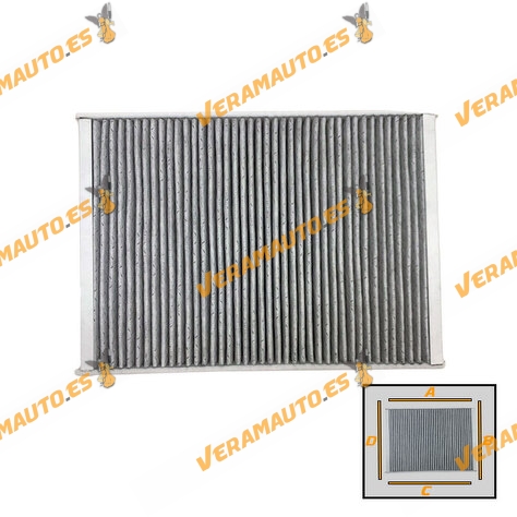 Filtro de Cabina Carbón Activo Audi A4 B9 | A5 B9 |Q8 4M | Porsche Cayenne | Volkswagen Touareg | OEM 4M0819439B