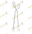 Tongs for Barbecue | Stainless Steel | Measure 30 x 4 cm