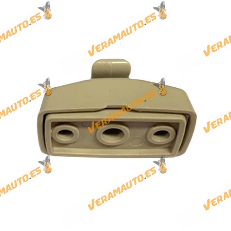 Soporte de Visera | Parasol de SEAT Ibiza Cordoba | Volkswagen Golf Bora Touran Sharan | Color Beige | OEM 3B08575633PT