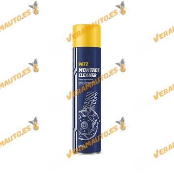 Limpiador de Frenos y Embragues | Todos los Vehículos | Marca MANNOL Montege Cleaner | 600 ml Aerosol | Elimina Grasas y Aceites