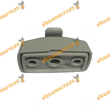 Soporte de Visera | Parasol de SEAT Ibiza Cordoba | Volkswagen Golf Bora Touran Sharan | Color Gris | OEM 3B0857563Y20