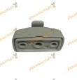 Soporte de Visera | Parasol de SEAT Ibiza Cordoba | Volkswagen Golf Bora Touran Sharan | Color Gris | OEM 3B0857563Y20