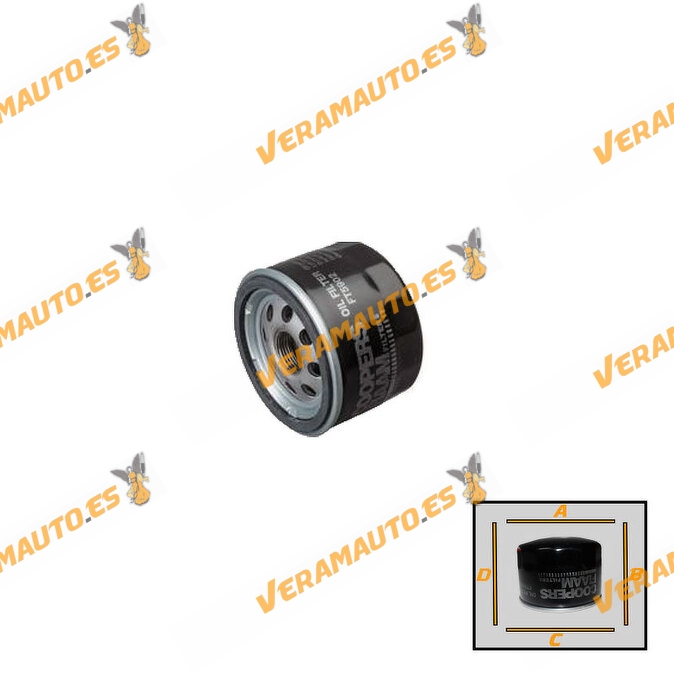 Oil Filter COOPERSFIAAM Alfa Romeo | Dacia | Nissan | Mitsubishi | Opel | Renault | Suzuki | Volvo | OE 7700110796