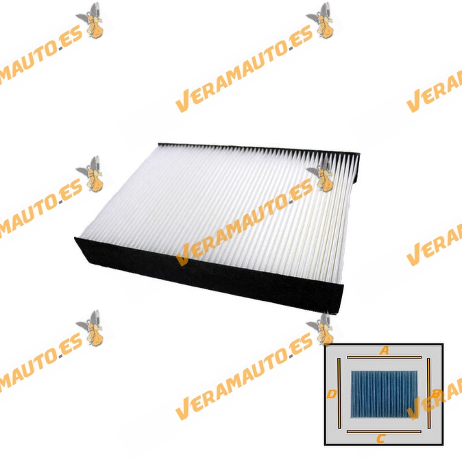 Filtro de Habitáculo SRLine Fiat Talento Nissan NV300 Primastar Opel Vivaro (X82) Renault Scenic Trafic III | OE 272771128R