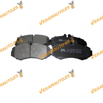 Pastillas de Freno Mercedes Sprinter | Vito | Eje Delantero | No Preparado para Avisador de Desgaste | BOSCH | OE 0004214110