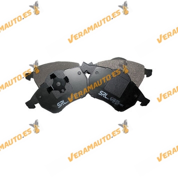 Brake Pads SRLine Front Axle | VAG Group | Not Prepared Wear Indicator | Continental Brake System OEM 7M0698151B