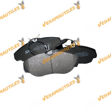 Brake Pads Citroen Jumper | Fiat Ducato | Peugeot Boxer | Front Axle | Wear Indicator | TRW System | 1611458080