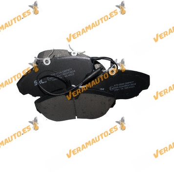 Brake Pads Citroen Jumper | Fiat Ducato | Peugeot Boxer | Front Axle | Wear Indicator | TRW System | 1611458080