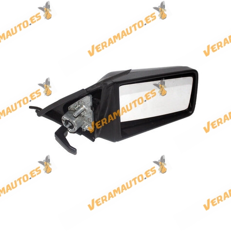 Opel Ascona C (J82) rear-view mirror 1984 to 1988 | Right-hand side | Mechanical adjustment | Black casing