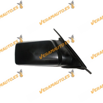 Opel Ascona C (J82) rear-view mirror 1984 to 1988 | Right-hand side | Mechanical adjustment | Black casing