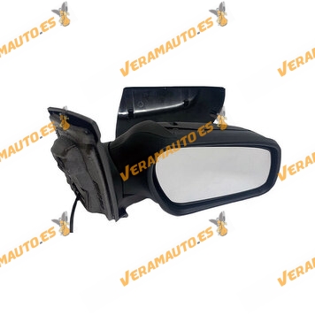 Espejo Retrovisor Ford Focus II de 2004 a 2008 | Derecho | Regulación Electrica | Conexión de 5 Pines | Imprimado | OEM 1331459