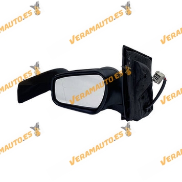 Espejo Retrovisor Ford Focus II de 2004 a 2008 | Izquierdo | Electrico | Conexión de 5 Pines | Imprimado | OEM 1331460