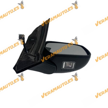 Espejo Retrovisor Ford Focus II de 2004 a 2008 | Derecho | Electrico Con Luz de Cortesía | Imprimado | OEM 1331459