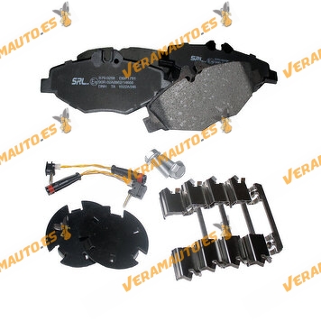 Brake Pads SRLine | Mercedes E Class (W210|W211) | Front axle | Prepared for Wear Indicator | OEM 0034206520