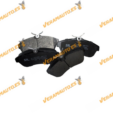 Brake Pads SRLine | Citroen C2 C3 Plurier | Front axle | Not prepared for Wear Indicator | OEM 1617270280