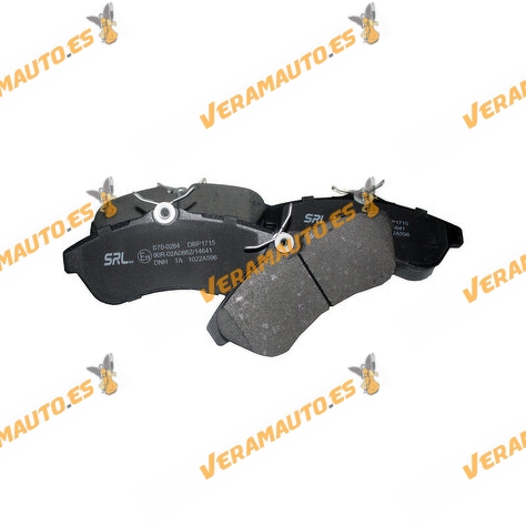 Brake Pads SRLine | Citroen C2 C3 Plurier | Front axle | Not prepared for Wear Indicator | OEM 1617270280